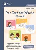 Cover: Der Text der Woche - Klasse 2 - Auer Verlag in der AAP Lehrerwelt GmbH