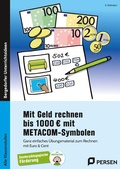 Cover: Mit Geld rechnen bis 1000 Euro mit METACOM-Symbolen - Persen Verlag in der AAP Lehrerwelt GmbH