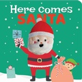 Cover: Here Comes Santa: Finger Puppet Book - Lake Press