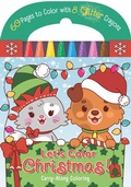 Cover: Carry-Along Coloring: Let's Color Christmas! - Silver Dolphin Books