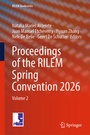 Cover: Proceedings of the RILEM Spring Convention 2026 - Springer