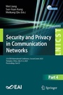 Cover: Security and Privacy in Communication Networks - Springer