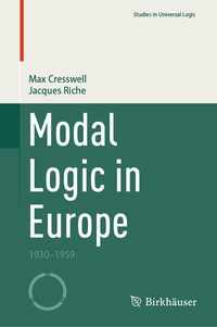 Enlarge image Cover: Modal Logic in Europe - Birkhäuser