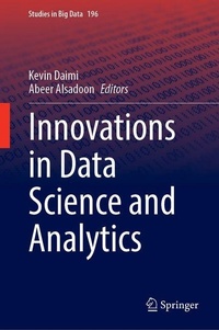 Enlarge image Cover: Innovations in Data Science and Analytics - Springer