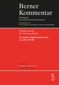 Cover: Pers&ouml;nliche Mitgliedschaftsrechte (Art. 689-695 OR) - St&auml;mpfli Verlag AG