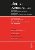 Cover: Rechte und Pflichten der Aktion&auml;re (Art. 660-682 OR) - St&auml;mpfli Verlag AG