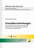 Cover: Grenz&uuml;berschreitungen - Uni-Press Graz
