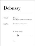 Cover: Claude Debussy - Danses f&uuml;r Harfe und Streichorchester - Henle, G&uuml;nter