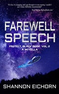 Cover: Farewell Speech (Project Black Book, #2) - Astra Invicta LLC