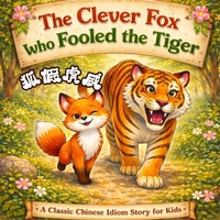 Enlarge image Cover: The Clever Fox Who Fooled the Tiger - Chinese-English Bilingual Children's Book