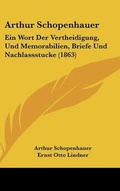Cover: Arthur Schopenhauer - Kessinger Publishing
