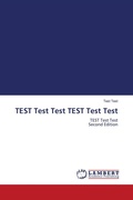 Cover: TEST Test Test TEST Test Test - LAP Lambert Academic Publishing