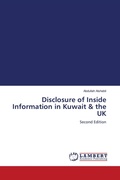 Cover: Disclosure of Inside Information in Kuwait & the UK - LAP Lambert Academic Publishing
