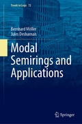 Cover: Modal Semirings and Applications - Springer