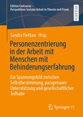 Cover: Personenzentrierung in der Arbeit mit Menschen mit Behinderungserfahrung - Springer VS