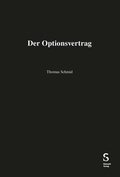 Cover: Der Optionsvertrag - St&auml;mpfli Verlag AG