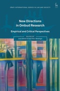 Cover: New Directions in Ombud Research - Hart Publishing