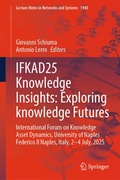 Cover: IFKAD25 Knowledge Insights: Exploring knowledge futures - Springer