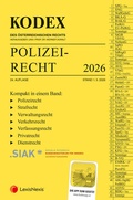 Cover: KODEX Polizeirecht 2026 - LexisNexis Verlag ARD ORAC GmbH