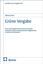 Cover: Grüne Vergabe - Nomos