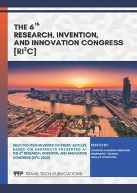 Enlarge image Cover: The 6th Research, Invention, and Innovation Congress (RI2C) - Trans Tech Publications Ltd