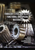 Cover: Tribology, Steel and Alloys, Functional and Special Materials - Trans Tech Publications Ltd