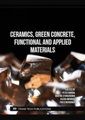 Cover: Ceramics, Green Concrete, Functional and Applied Materials - Trans Tech Publications Ltd