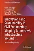 Cover: Innovations and Sustainability in Civil Engineering: Shaping Tomorrow's Infrastructure Volume 1 - Springer
