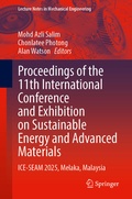 Cover: Proceedings of the 11th International Conference and Exhibition on Sustainable Energy and Advanced Materials - Springer