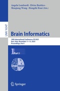 Cover: Brain Informatics - Springer