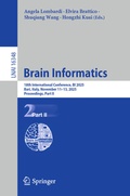 Cover: Brain Informatics - Springer