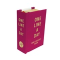 Cover: Rose Velvet Mini One Line a Day - Chronicle Books
