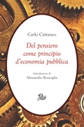 Cover: Del pensiero come principio d'economia pubblica - Edizioni Di Storia E Letteratura
