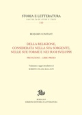 Cover: Della religione, considerata nella sua sorgente, nelle sue forme e nei suoi sviluppi - Edizioni Di Storia E Letteratura