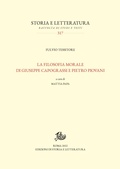 Cover: La filosofia morale di Giuseppe Capograssi e Pietro Piovani - Edizioni Di Storia E Letteratura