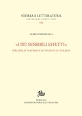 Cover: I pi&ugrave; sensibili effetti - Edizioni Di Storia E Letteratura