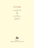 Cover: Lettere a &laquo;La Riviera Ligure&raquo;. VI - Edizioni Di Storia E Letteratura