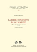 Cover: La libert&agrave; perpetua di San Marino - Edizioni Di Storia E Letteratura