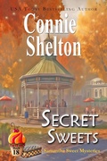 Cover: Secret Sweets: A Sweet's Sweets Bakery Mystery (Samantha Sweet Magical Cozy Mystery Series, #18) - Secret Staircase Books