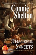 Cover: Thankful Sweets (Samantha Sweet Magical Cozy Mystery Series, #185) - Secret Staircase Books