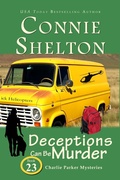 Cover: Deceptions Can Be Murder: A Girl and Her Dog Cozy Mystery (Charlie Parker New Mexico Mystery Series, #23) - Secret Staircase Books