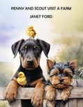 Cover: PENNY AND SCOUT VISIT A FARM - Penny Pup Books