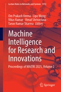 Cover: Machine Intelligence for Research and Innovations - Springer
