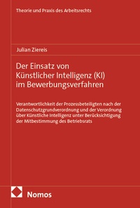 Bild vergrößern Bild: Der Einsatz von Künstlicher Intelligenz (KI) im Bewerbungsverfahren - Nomos