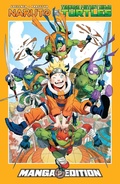 Cover: Naruto X Teenage Mutant Ninja Turtles--Manga Style Edition - IDW Publishing
