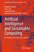 Cover: Artificial Intelligence and Sustainable Computing - Springer