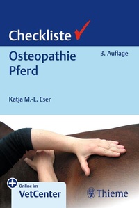 Enlarge image Cover: Checkliste Osteopathie Pferd - Thieme