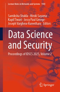 Enlarge image Cover: Data Science and Security - Springer