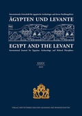 Cover: &Auml;gypten und Levante XXXV / Egypt and the Levant XXXV (2025) - Verlag der &ouml;sterreichischen Akademie der Wissenschaften