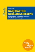 Cover: Nachhaltige Geb&auml;udesanierung (Kombi Print&digital) - Linde